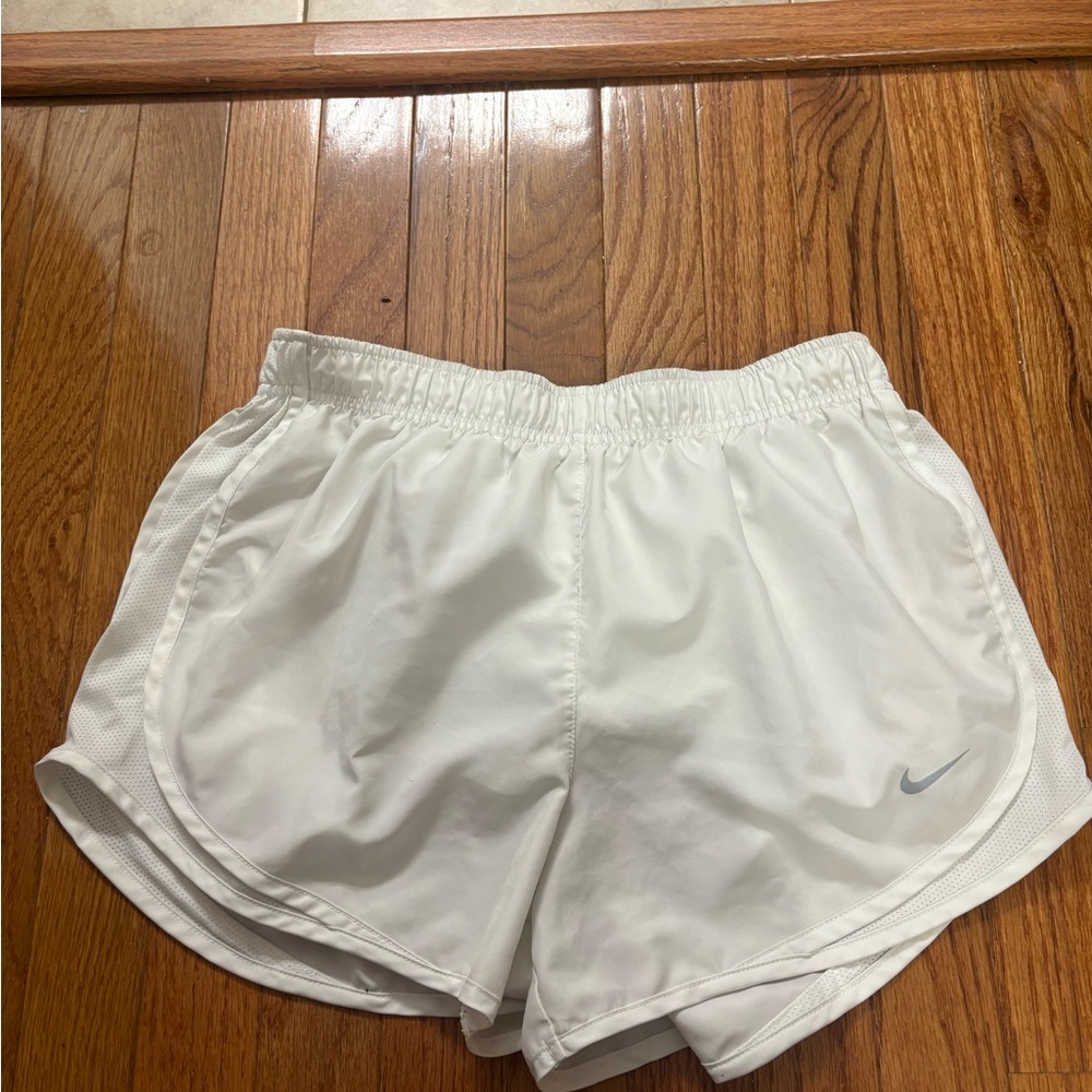 Nike Women's White Athletic Shorts